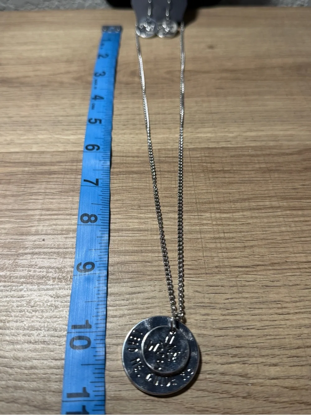paparazzi Silver “Lead Me Guide Me” Necklace with Matching Earrings